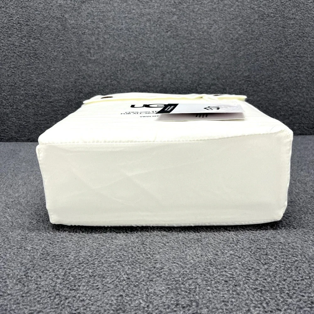 UGG TWIN Sheet Set Alahna Cooling Technology All-Season Snow 4‎ Piece Set